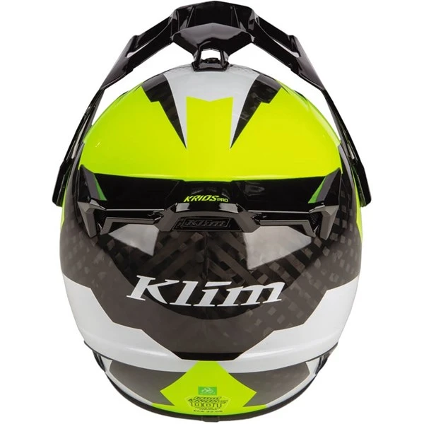 Klim Krios Pro Charger Hi-Viz Dual Sport Helmet 5 Klim Krios Pro Charger Hi-Viz Dual Sport Helmet - Image 3