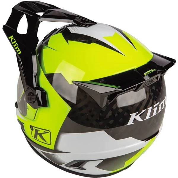 Klim Krios Pro Charger Hi-Viz Dual Sport Helmet 6 Klim Krios Pro Charger Hi-Viz Dual Sport Helmet - Image 4