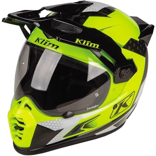 Klim Krios Pro Charger Hi-Viz Dual Sport Helmet 4 Klim Krios Pro Charger Hi-Viz Dual Sport Helmet - Image 2