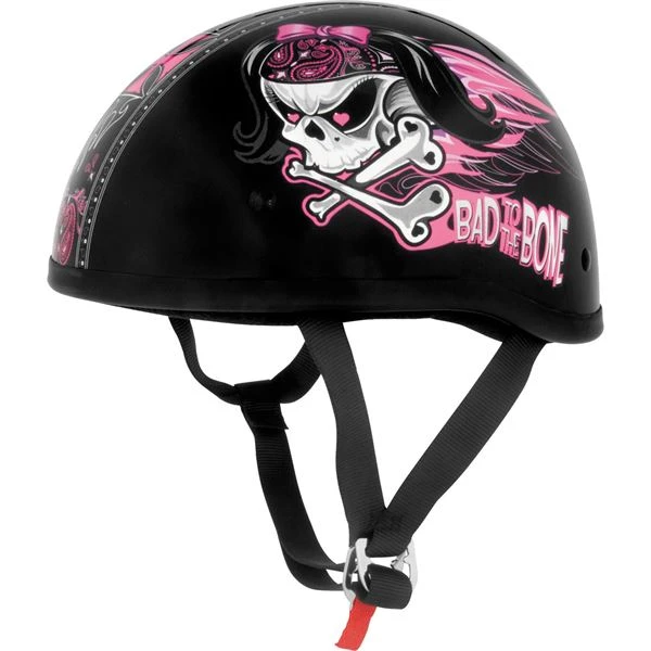 Skid Lid Original Bad To The Bone Half Helmet 3 Skid Lid Original Bad To The Bone Half Helmet