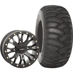 System 3 Off-Road 15x10, 4 / 137, 5+5 SB-4 Wheel And 32x12-15 SS360 Rear Tire Kit