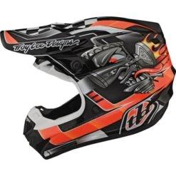 Troy Lee Designs SE4 Polyacrylite Carb Helmet -Motorcycle Supplies Store TL 109251001 B